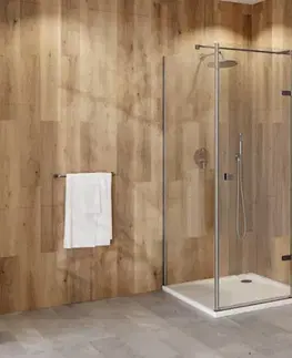 Sprchovacie kúty BESCO - Štvorcový sprchovací kút PIXA GRAFIT - Smer zatvárania - Pravé (DX) BCPIXA90CTVEPGR