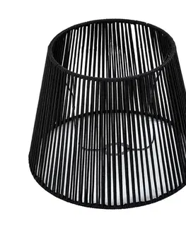 Tienidlo na lampu Vonkajšie tienidlo s čiernym lanom IP54 40/28/30 - Jayla