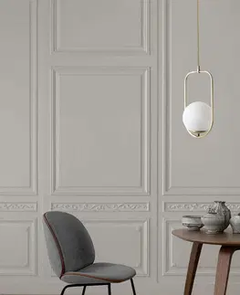 Svietidlá Stropné svietidlo Ahu Tekli Beyaz Camlı Eskitme Sarkit, biela