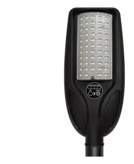 LED osvetlenie  LED stmievateľná solárna pouličná lampa so senzorom VENICE 50W/4000 mAh IP65 čierna + diaľkové ovládanie EKO2513