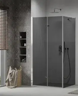 Sprchovacie kúty MEXEN/S - LIMA sprchovací kút 70x110, grafit, chróm 856-070-110-01-40