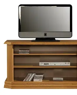 TV stolíky PYKA Kinga I rustikálny tv stolík drevo D3