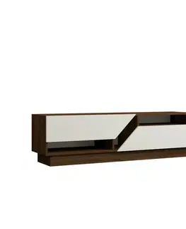 Konferenčné stolíky Televízny stolík Koza Walnut and White