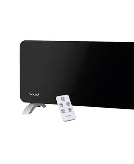 Predlžovacie káble Concept KS4010 - Elektrický priamotop/konvektor 2000W IP24 čierna+diaľkové ovládanie KS4010