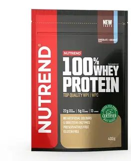 Proteíny Nutrend 100% WHEY Protein 400g jahoda