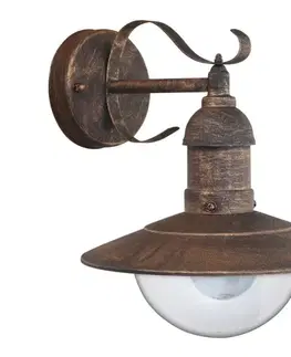 Svietidlá Rabalux 8271 - Vonkajšie nástenné svietidlo OSLO 1xE27/60W/230V