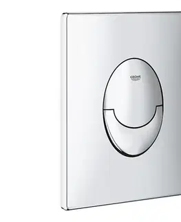Svietidlá GROHE 38505000 - Splachovacie tlačidlo SKATE AIR 156 × 197 mm lesklý chróm 38505000