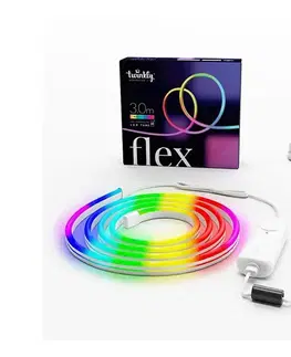 Vianočné osvetlenie Smart LED vianočná reťaz TWINKLY Flex TWFL300STW-WEU 4m WiFi