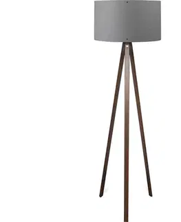 Lampy  Stojacia lampa AYD 1xE27/40W/230V hnedá/šedá 780SGN3475