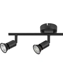 Svietidlá Rabalux 73147 - Bodové svietidlo NORTON 3xGU10/25W/230V čierna 73147