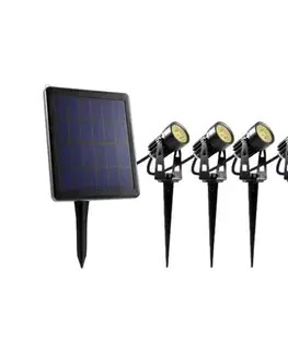 Lampy  - SADA 5x LED Vonkajšia lampa so solárnym panelom LED/4000 mAh IP44 52000243