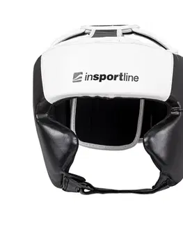 Boxerské prilby Boxerský chránič hlavy inSPORTline Truluck čierno-biela - S