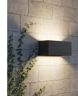 LED osvetlenie Ideal Lux - LED Vonkajšie nástenné svietidlo ATOM LED/25W/230V IP54 antracit 313412