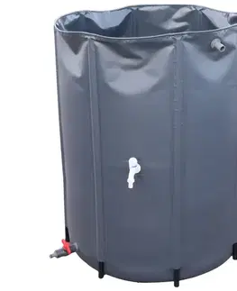 Záhradné zavlažovanie Skladací zásobník na vodu 500 l + prípojka grafit GMW500