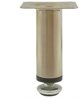 Nábytkové nohy a pätky Nábytková noha D-150 saténový nikel STAHL