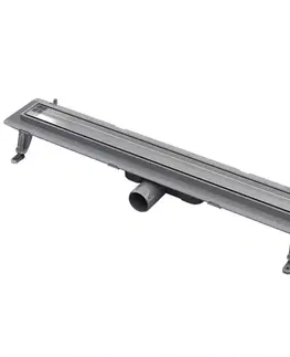 Sprchové kúty Odtokový žľab Reverzibilné Duplex Abs+Inox 900