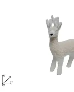 Vianočné dekorácie MAKRO - Dekorácia sob 40cm