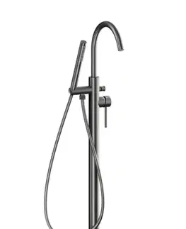 Kúpeľňové batérie KFA - Batéria Moza vaňová, voľne stojaca, PVD gunmetal sivá 5035-510-61