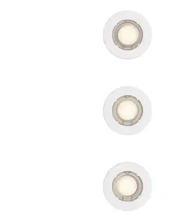 Svietidlá Philips - Sada 3x zapustené stropné svietidlo PERIDOT 1xGU10/7W/230V biela 872110303707700