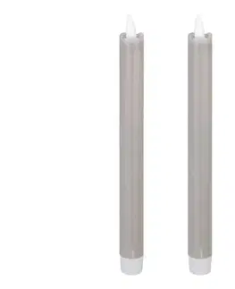 Svietidlá Eglo 422222 - SADA 2x LED Sviečka ANDRAFIABE LED/1xAAA 24,5 cm šedá 422222