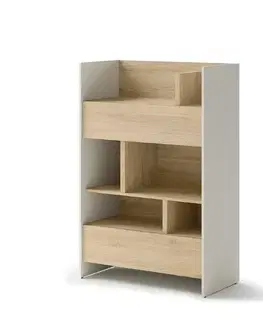 Nábytok Dig-net nábytok Regál Lenart BED CONCEPT BC-26 | kašmír / dub nagano