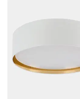 Svietidlá  Stropné svietidlo BILBAO 4xE27/15W/230V pr. 60 cm biela/zlatá 3433