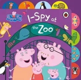 Leporelá, krabičky, puzzle knihy Peppa Pig: I Spy at the Zoo - Laura Baker