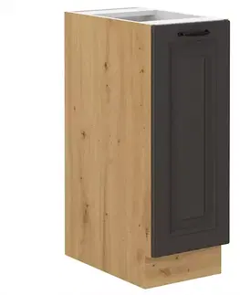 Kuchynské skrinky stojace Kuchynská skrinka STILO grafit mat/artisan 30d cargo bb