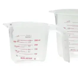 Odmerky MAKRO - Odmerky 3ks, 250ml, 500ml, 1000ml, umelá hmota