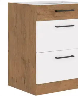 Kuchynské skrinky stojace Skrinka do kuchyne Vigo Biela HG 60D 3S BB