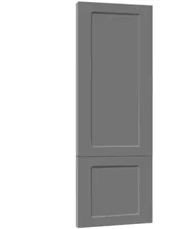 Kuchynské skrinky Čelo skrinky Luxeo F15-D60ZLN_D60RWN rám dark grey