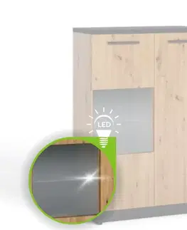 Moderný nábytok ArtGiB LED osvetlenie k vitríne IINES