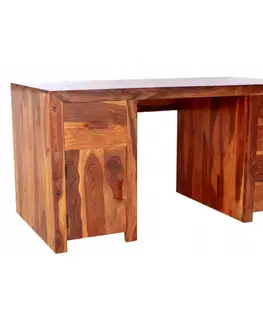 Písacie a pracovné stoly Písací stôl Kali 160x76x80 indický masív palisander