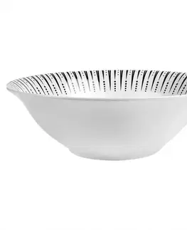 Dekorácie a bytové doplnky Porcelánová šalátová misa Iris 23 cm