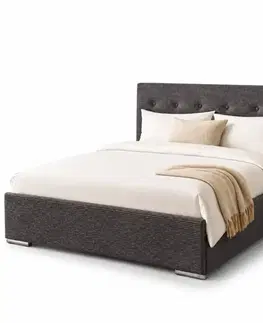 Postele pre dievčatá Posteľ Mila 160x200 Lincoln 24ln šedá