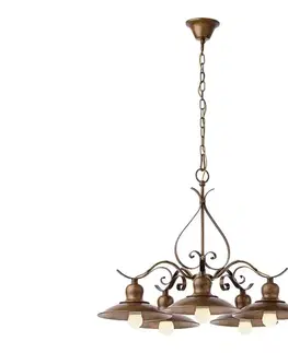 Svietidlá INCANTI 02-761 - Luster na reťazi LENA 5xE27/42W/230V 02-761