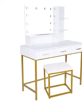 Toaletné stolíky Toaletný stolík Selena + stolička