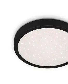 Svietidlá Briloner 3048-015 - LED Stropné svietidlo RUNA LED/18W/230V čierna 3048-015