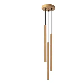 Svietidlá  SL.1172 - Luster na lanku PASTELO 3xG9/8W/230V zlatá SL.1172