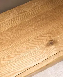 Komody DELIFE Komoda New Live-Edge 145 cm dub prírodný závesné 3 dvierka