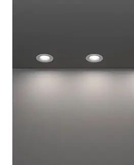 Svietidlá Eglo 902272 – sada 3× LED kúpeľňových podhľadových svietidiel SALABATE LED/4,9W/230V, priemer 8,8 cm, IP65, biela 902272