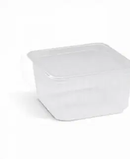 Dózy na potraviny Kinekus Miska, vanička plastová, štvorcová Quadroboxx 500ml 50ks