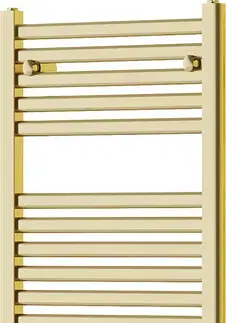 Radiátory do kúpeľne MEXEN/S - Hades radiátor + vykurovacia tyč 800 x 500 mm, 300 W, zlatá W104-0800-500-2300-50