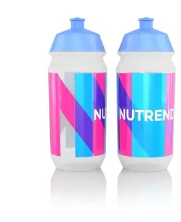 Fľaše na pitie Nutrend Tacx Bidon 2019 500 ml biela s modroružovou potlačou