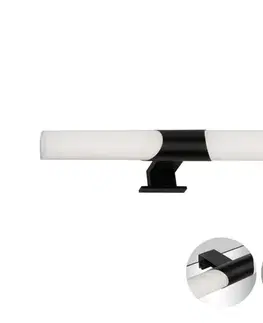 Svietidlá Briloner 3113-115 - LED Kúpeľňové osvetlenie zrkadla LED/12W/230V IP44 čierna 2113-115
