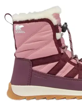 Obuv jesenná a zimná Sorel Whitney™ II Plus Lace Waterproof Kids Veľkosť: 32 EUR