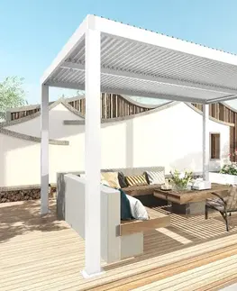 Hliníkové pergoly Bioklimatická záhradná pergola L46 3x3 m