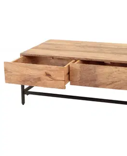 Konferenčné stolíky Konferenčný stolík Gita 90x40x60 indický masív mango