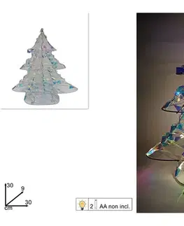 Vianočné stromčeky MAKRO - Stromček vianočný 30cm LED