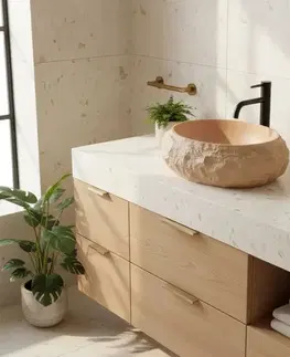 Umývadlá REA - Umývadlo na dosku Mika Light Terracotta REA-U7348